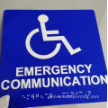 Ada Small Braille Sign With Raised Tactile Graphics